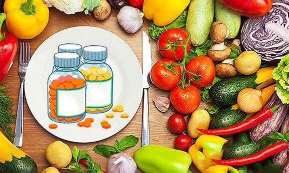 vitamíny v produktech ke zvýšení účinnosti